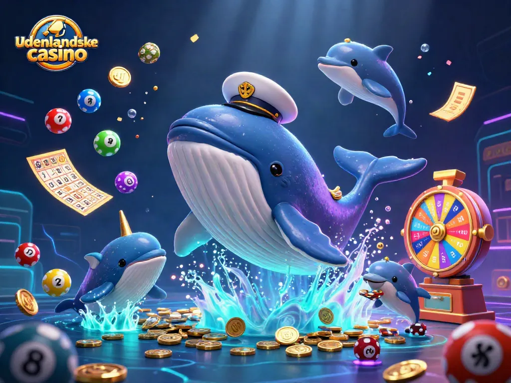 Experience thrilling action at udenlandske casino with playful dolphins, vibrant games, and winning moments.