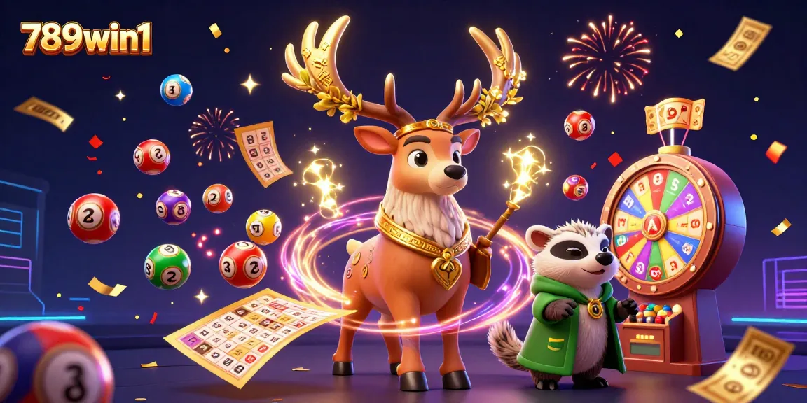 Experience thrilling wins with 789win1 lottery elements in a magical casino scene