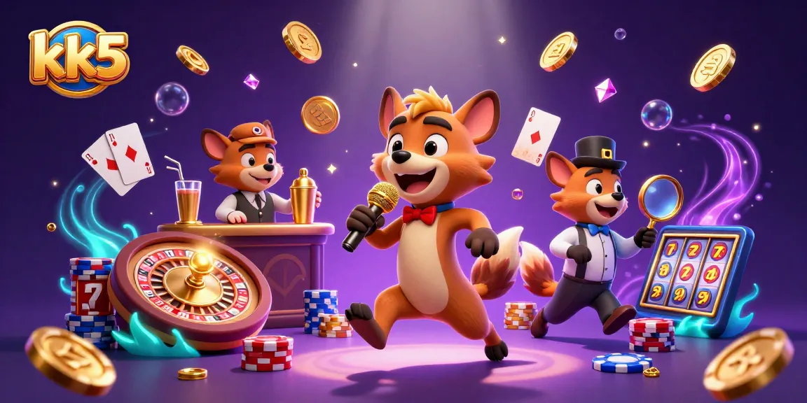Experience thrilling entertainment at kk5 with hyenas in a comedy casino, mixing drinks and checking IDs.