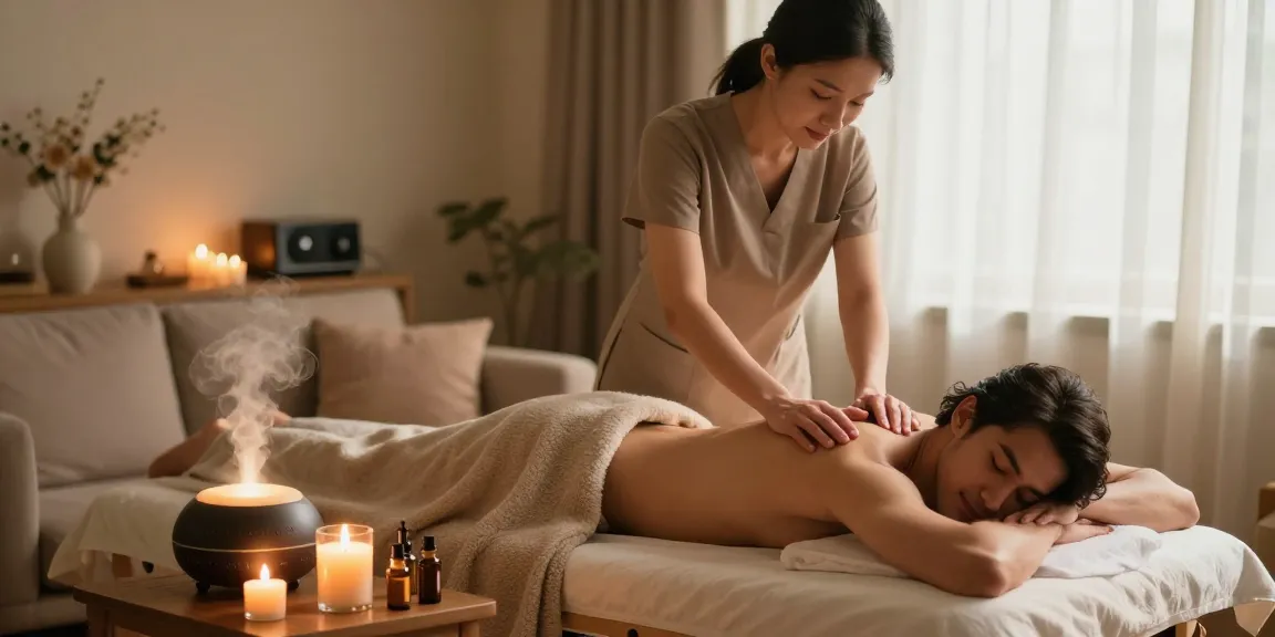 서울출장마사지 service in a calm home environment for relaxation.