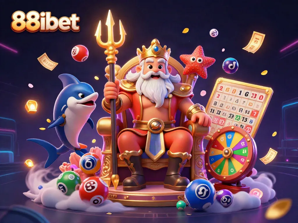 Experience exhilarating gaming with 88ibet's vibrant casino scene featuring Neptune and dynamic game elements.