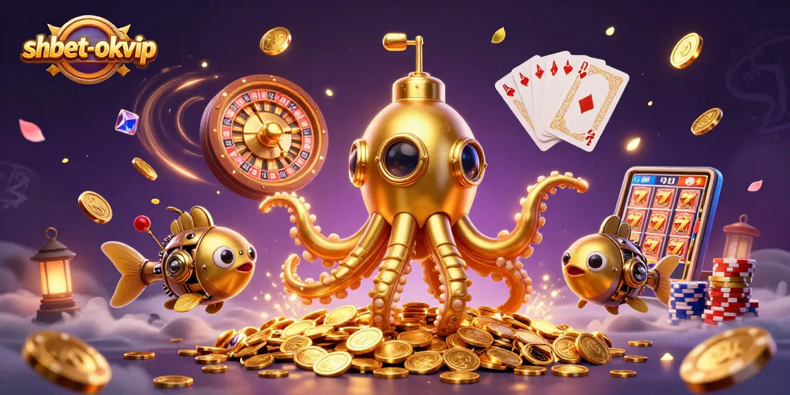 Engage with shbet-okvip's thrilling underwater casino adventure featuring golden artifacts and gaming excitement.
